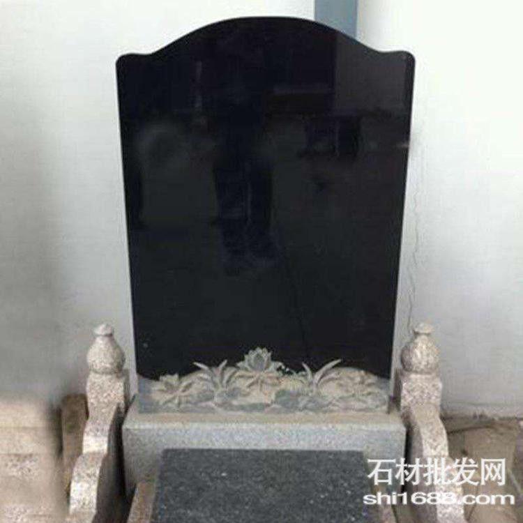 蒙古黑石材墓碑加工