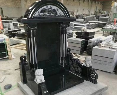 中国黑墓碑石加工,陵园墓碑批发
