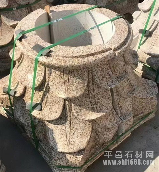 欧式罗马柱柱头加工，罗马柱柱帽雕刻