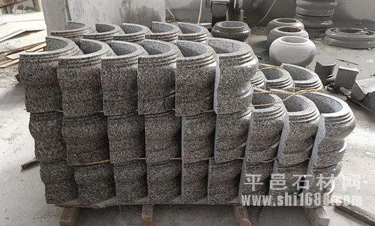 花岗岩柱脚石加工，圆柱柱墩石样式图